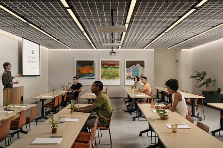 Steel House Brings a 13,000-Square-Foot Park to Office Life - 4