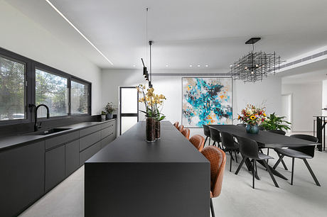 Concrete Harmony House Balances Cool Minimalism With Vivid Comfort - 8