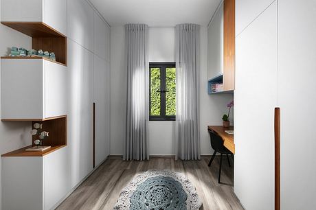 Concrete Harmony House Balances Cool Minimalism With Vivid Comfort - 10