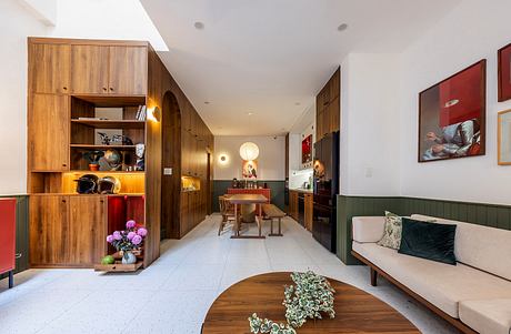 40m2 House Transforms a Dark Townhouse into s Tall Shared Retreat - 1