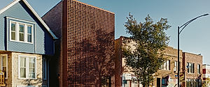 Nothing Design Co. Headquarters: Brick Screen Forms Luminous Studio