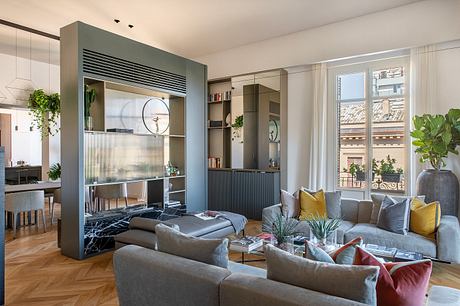 Penthouse on Piazza Politeama: From Decò Shell to Contemporary Calm - 1
