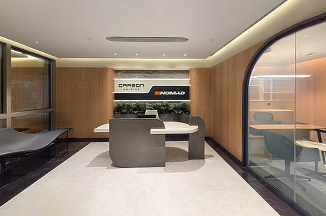 Carbon Holding Reimagines Office Life with Curves, Light and Color - 2