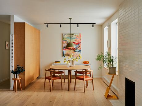 No 343 Reframes City Living Through Warm Wood And Playful Art Inside - 2