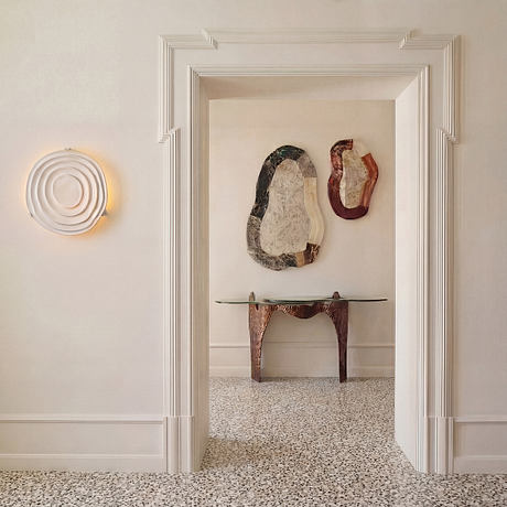 Contemporary Classic: Warm Italian Apartment with Sculpted Details - 3