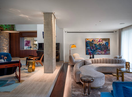 Garden Coverage Turns 1980s Penthouse Into Layered Family Home - 2