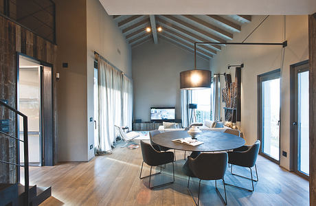 Minimalist Wooden Villa by Dario Turani Associati