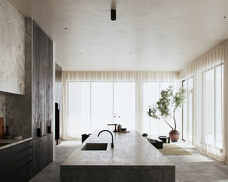 Admirals Row: Minimalist Penthouse Crafted For Light, Shadow, Calm - 4