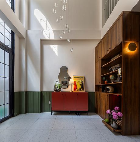 40m2 House Transforms a Dark Townhouse into s Tall Shared Retreat - 3