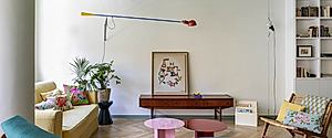 Casa Monti Parioli: Color-Rich Roman Apartment for Modern Living