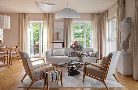 Hybrid Interior BXB studio: Warsaw Workshop Apartment Reinvented