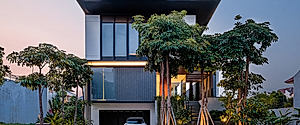 JH House: Tropical Living in a Four-Level Home in Indonesia