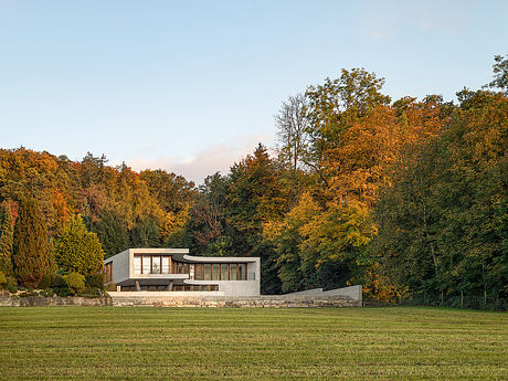 Winkelhaus — Curved Family Home Rooted in Swiss Hillside Landscape - 1
