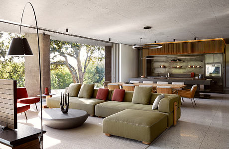 Planted Pavilion: A Low-Slung Retreat Woven Into Constantia Hills