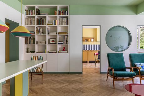 Casa Monti Parioli: Color-Rich Roman Apartment for Modern Living - 3
