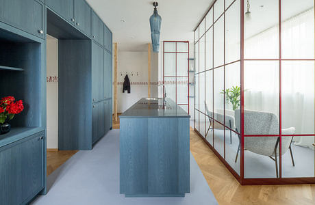 Steinach 10 Reframes Attic Living With Color-Rich Belle Époque Details