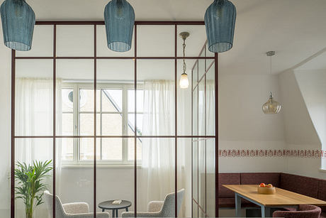 Steinach 10 Reframes Attic Living With Color-Rich Belle Époque Details - 5