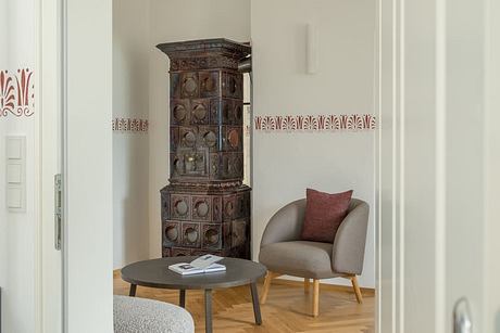 Steinach 10 Reframes Attic Living With Color-Rich Belle Époque Details - 6