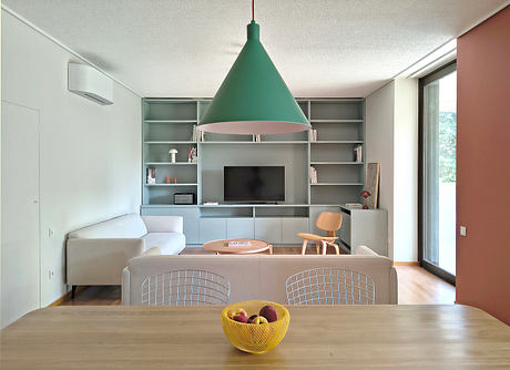 Apartment in Kifissia Reframes Modernist Roots with Lush Color - 1