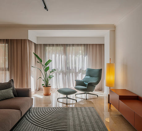 Casa MZ16: Warm Mediterranean Apartment by Estudio Calma - 1