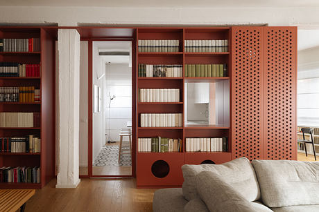 Rosso Falun Apartment by RM Architecture - 1