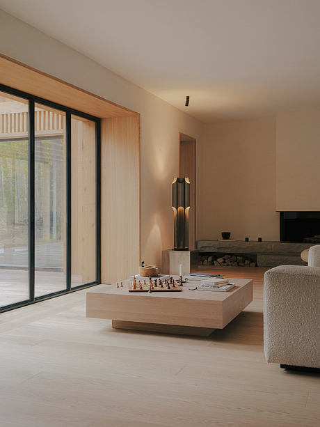 In Sinu Architectes: Timber Home Framing Serene Life In Barbizon - 2