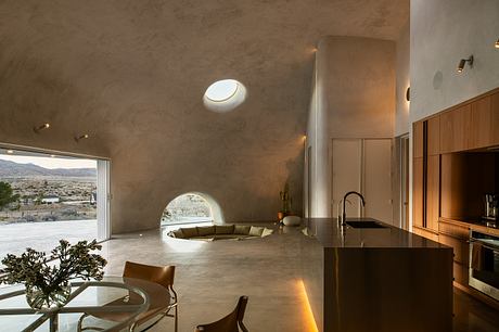 Hata Dome Captures Mountain Horizons with a Sculpted Monolithic Shell - 3