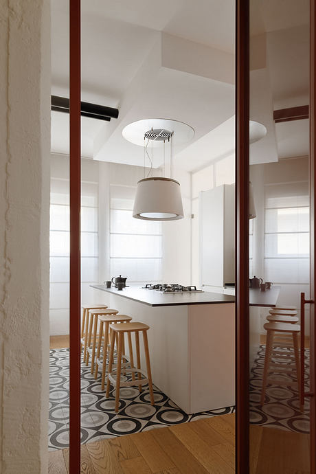 Rosso Falun Apartment by RM Architecture - 4