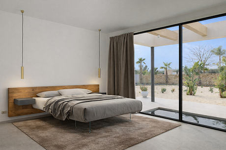 House P02: Mediterranean Villa Framed By Stone, Light, and Water Lines - 5