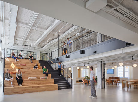 Relativity: Legal Tech Headquarters with Warm Neutrals and Color Hub - 7