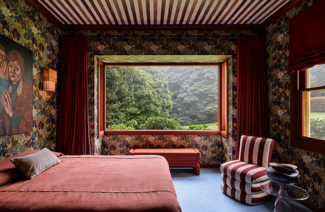 Plantasia: Surreal Family Retreat Drenched in Botanical Color Tones