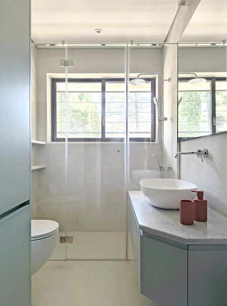 Apartment in Kifissia Reframes Modernist Roots with Lush Color - 9