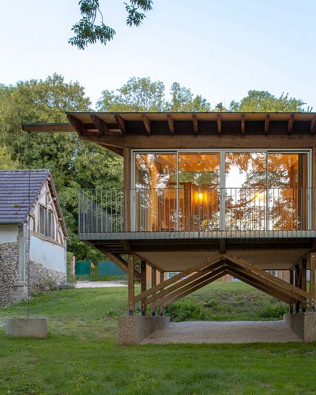 Suspended House Open to Nature by Atelier Victoria Migliore - 7