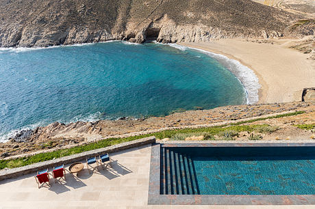 Villa Jondal: Minimalist Coastal Retreat On Rugged Mykonos Sea Cliffs - 7