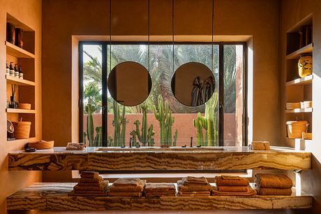 Dar Kemgia: Earthy Moroccan House Immersed in Palmeraie Gardens Beauty - 9