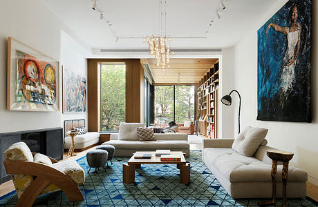 Park Slope Townhouse Recasts a 1910 Home with Split Levels Inside