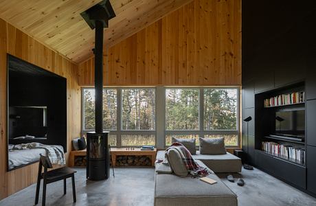 Scotch Chalet Blends into the Forest