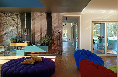 Villa MA: Color-Rich Italian Villa with Playful Contemporary Interior