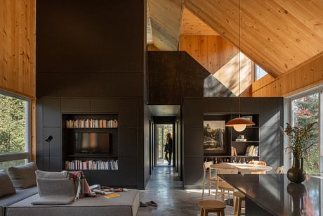 Scotch Chalet Blends into the Forest - 2