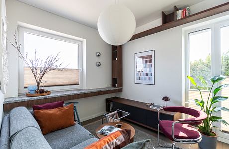 Small Mid-Century Apartment in Vilnius by Irena Oze