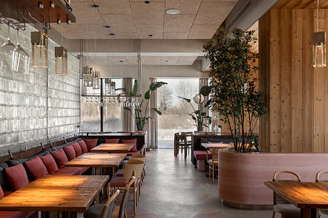 Lubov & Ludy: A Warm, Textured Restaurant Interior in Rivne - 3