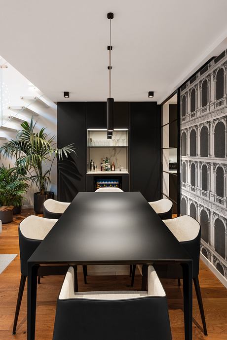 Urban Villa in Milan Balances Light, Warmth, and Height Inside - 6