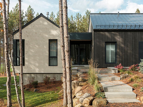 Pine Residences: Soft Minimal Interiors Immersed in Canadian Woods - 8