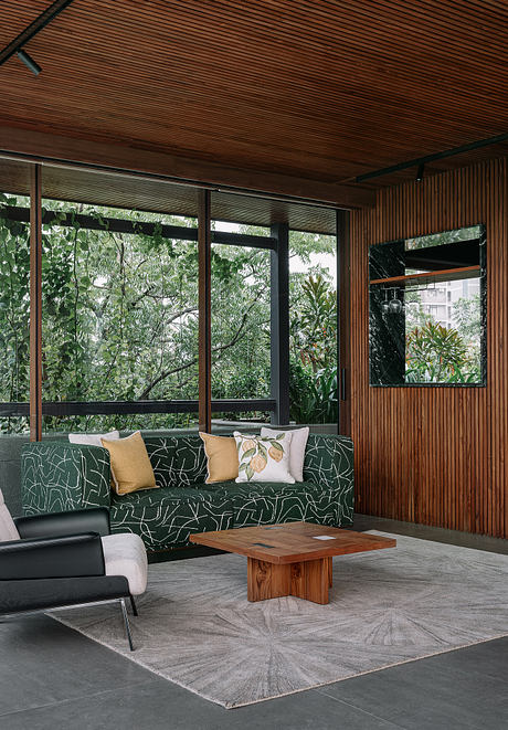 MS House: Brutalist Concrete Wrapped Around Nine Ancient Neem Trees - 8