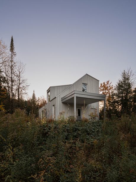 Scotch Chalet Blends into the Forest - 9