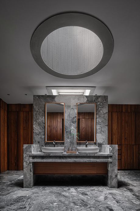 MS House: Brutalist Concrete Wrapped Around Nine Ancient Neem Trees - 11