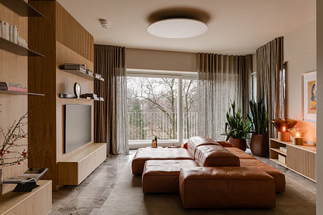 Apartament in Poznań Balances Open Living with a Private Sleeping Wing - 1