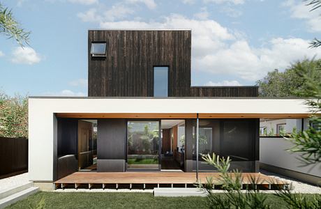 Cupertino Courtyard House Uses Courtyards to Shape Family Daily Life