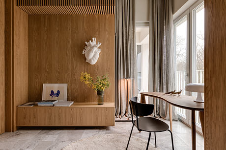 Apartament in Poznań Balances Open Living with a Private Sleeping Wing - 3