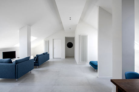 Sky Loft Renovation Brings Light To A 1970s Turin Attic Apartment - 3